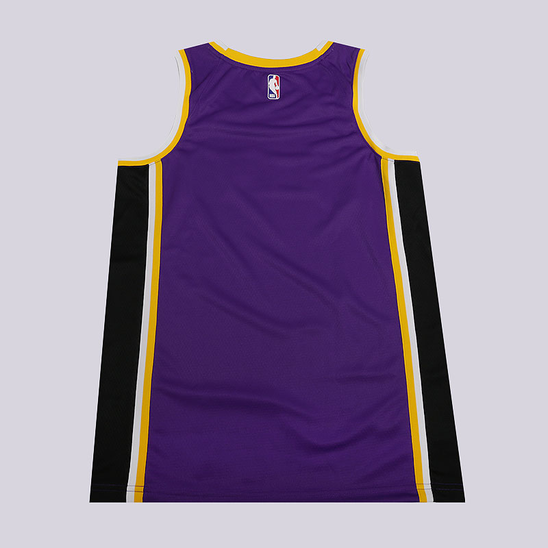 мужская фиолетовая майка Nike NBA Lakers Swingman Jersey AA7098-504 - цена, описание, фото 4